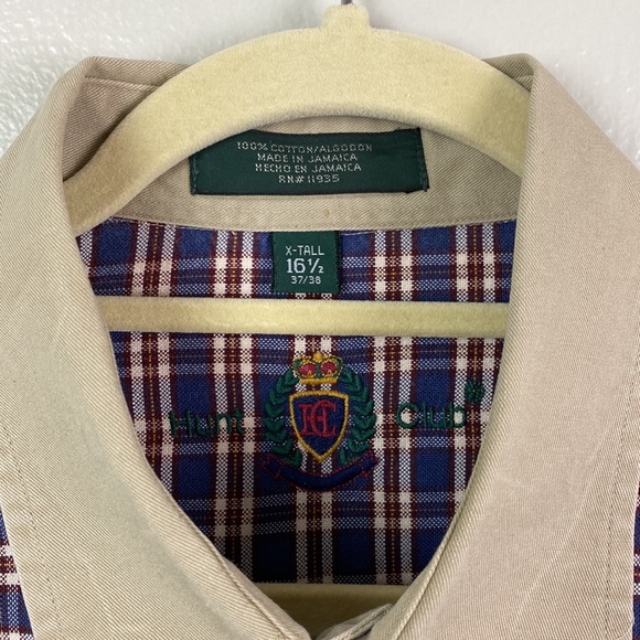 Hunt Club | Tartan Plaid Vintage Button Down Shirt 16.5 - 37/38 - Picture 5 of 8